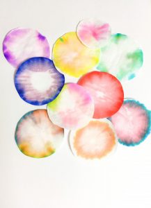 ペーパークロマトグラフィでにじみ絵のやり方