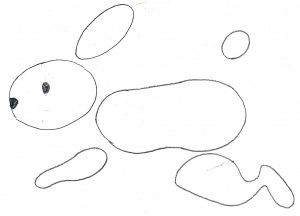 うごく紙人形（動物）の設計図