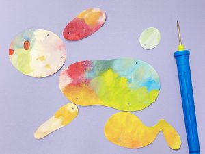 （穴あけ）動く紙人形〜動物〜